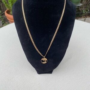 Elegant Gold Tree Pendant Necklace 14 carat gold